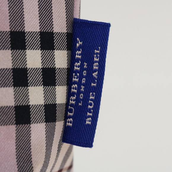 BURBERRY Nova Check Hand Bag Nylon Beige Auth ar8988 - Picture 10 of 16